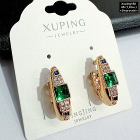Сережки Xuping18К 20397 (1.8см) „swarovski”